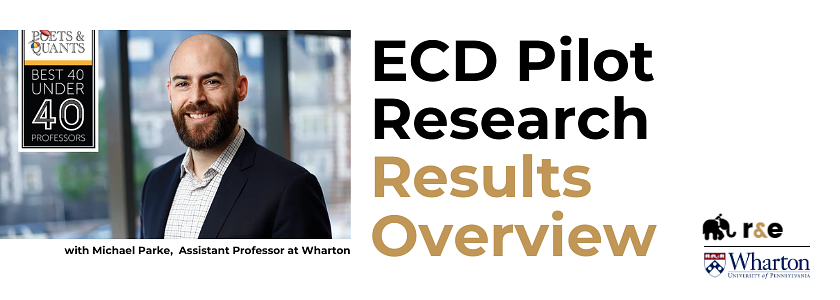 ECD Pilot Research Results Overview with Michael Parke, Assistant Professor at Wharton